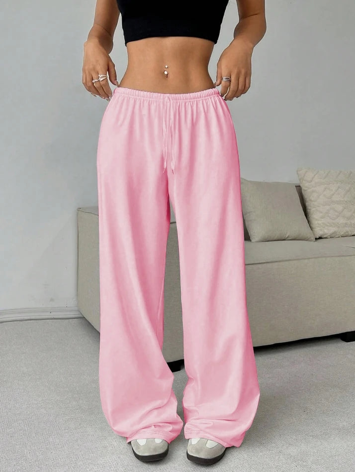 Women’s Casual Wide Leg Drawstring Pants