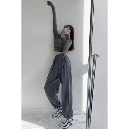 Women’s Streetwear Letter Print Jogger Pants