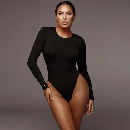 Women’s Long Sleeve O-Neck Bodysuit