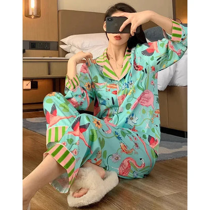 Women’s Luxury Floral Pajama Set