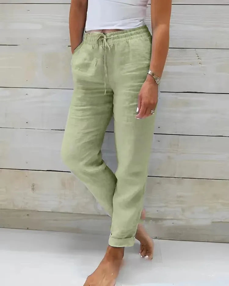 Women’s Cotton Linen Summer Pants