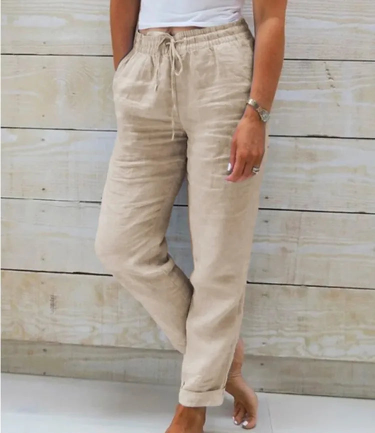 Women’s Cotton Linen Summer Pants