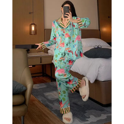 Women’s Luxury Floral Pajama Set