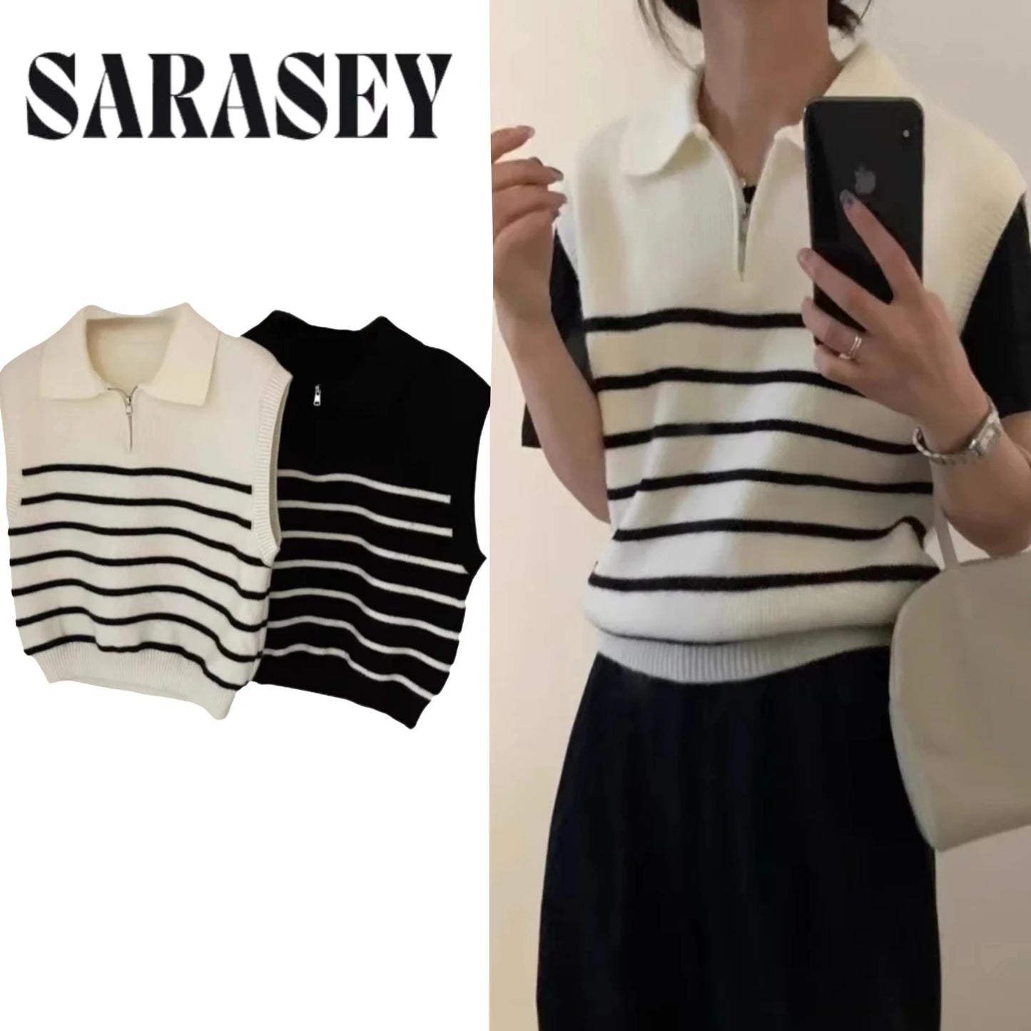 Women’s Korean Retro Knit Vest