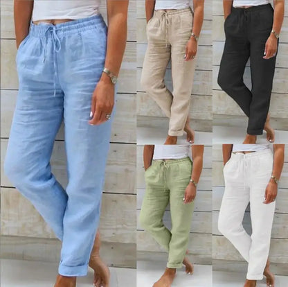 Women’s Cotton Linen Summer Pants