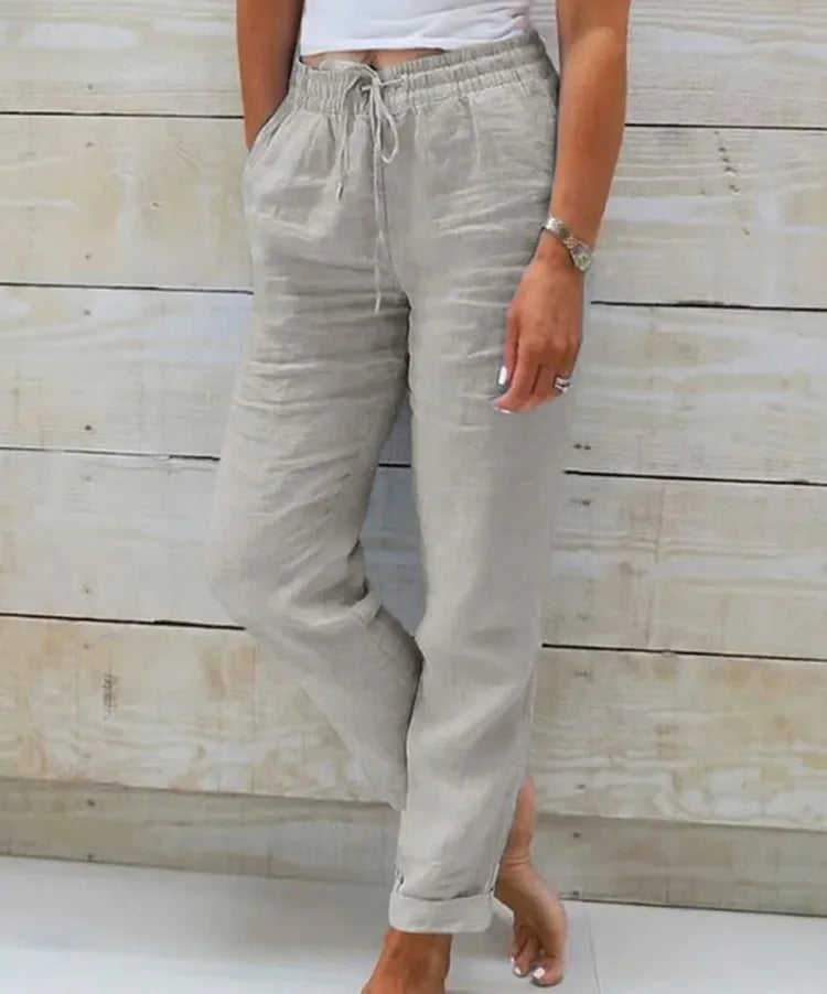 Women’s Cotton Linen Summer Pants