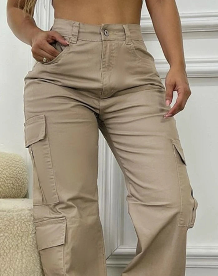 Women’s High-Waist Cargo Pants