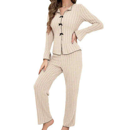 Women’s Cozy 2-Piece Pajama Set for Fall & Winter