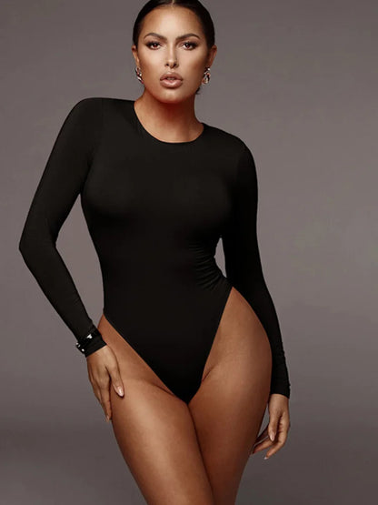 Women’s Long Sleeve O-Neck Bodysuit