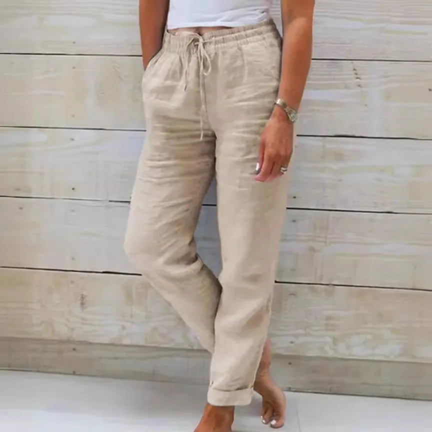 Women’s Cotton Linen Summer Pants