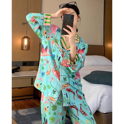 Women’s Luxury Floral Pajama Set