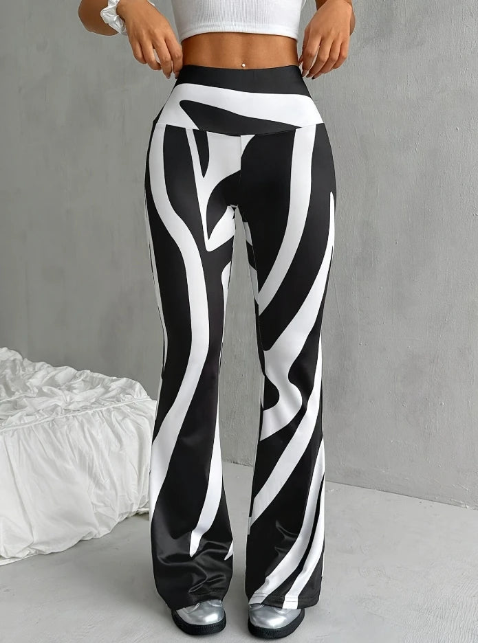 Women’s High-Waist Bell Bottom Pants