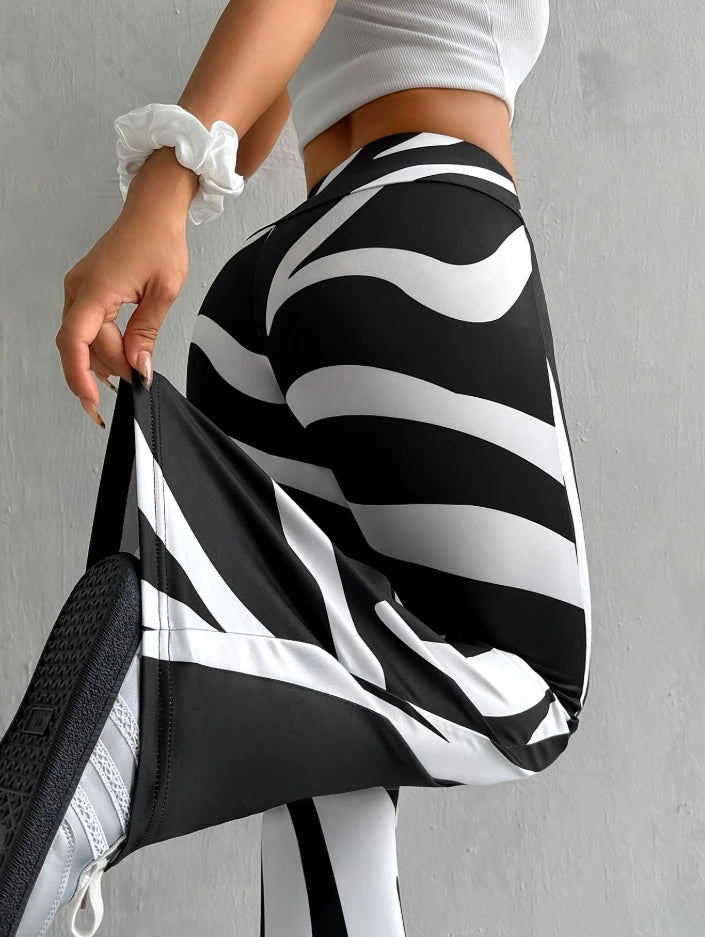 Women’s High-Waist Bell Bottom Pants