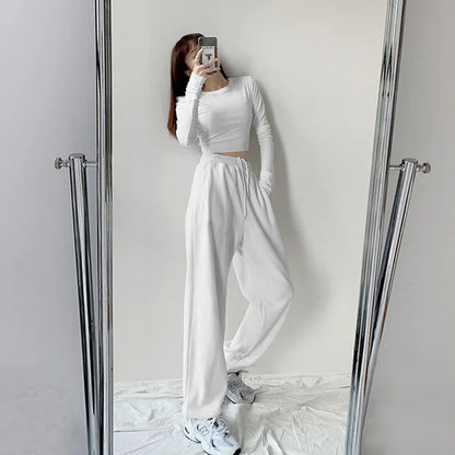 Women’s Streetwear Letter Print Jogger Pants