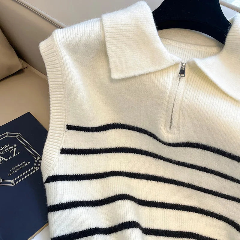 Women’s Korean Retro Knit Vest