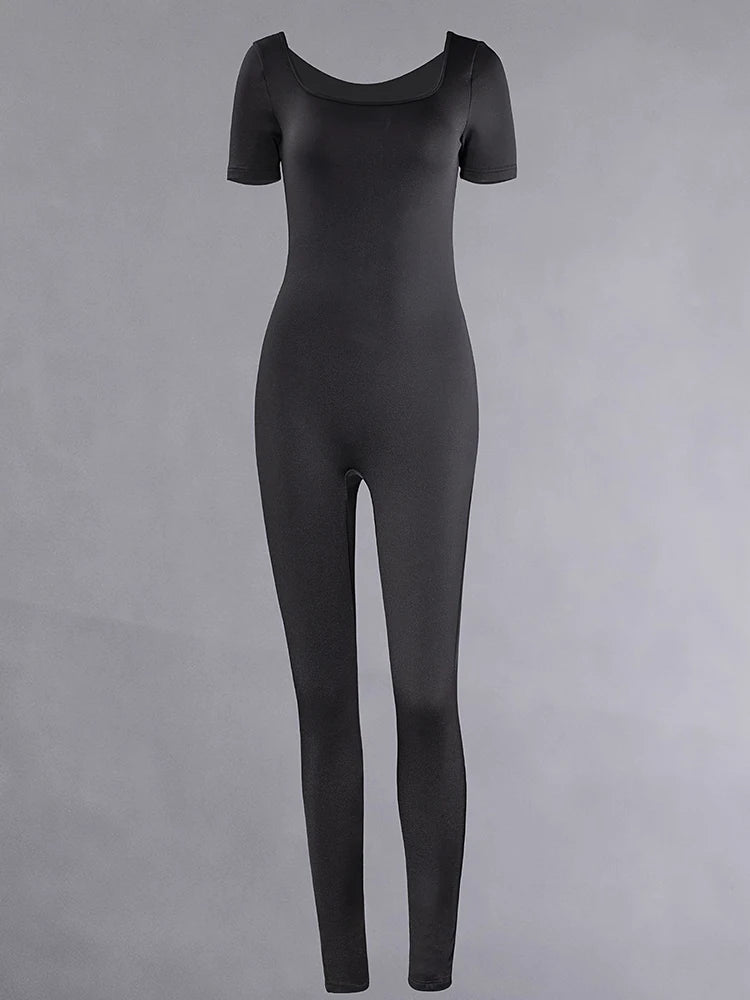 Women’s Short Sleeve Bodycon Romper