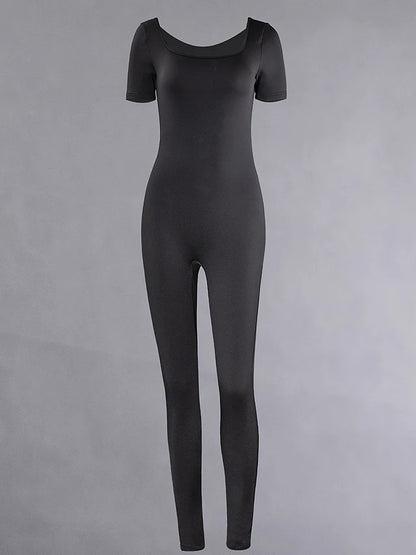 Women’s Short Sleeve Bodycon Romper